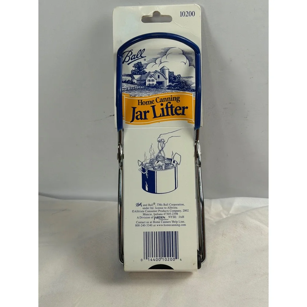 Ball Home Canning Jar Lifter 10200 Blue Sure-Grip Heat Resistant Dishwasher Safe